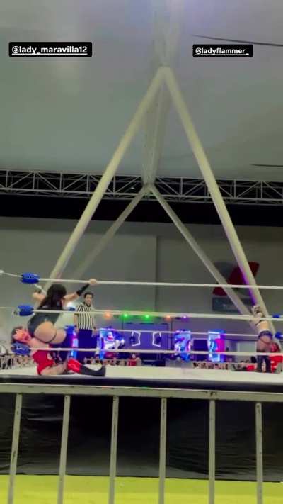 Credit owners Lady Maravilla stinkface from her match tonight 10/19/25