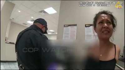 Drunken Shrieking Dwarf arrested in $35,000 Miata with bottle of vodka between her legs, refused breathylizer and becomes flirtatious with Cops and Hypersexual at Jail and Horny in Emergency Example at 20:47 NSFW