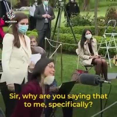 If you leftist China paid journalist act too smart this is what it happens!!!