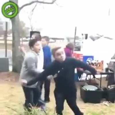 Kid Tries to Impress Girl by Dancing