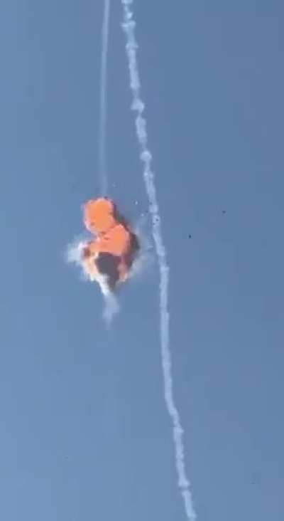 Iranian drone intercepted earlier today at northern Israel