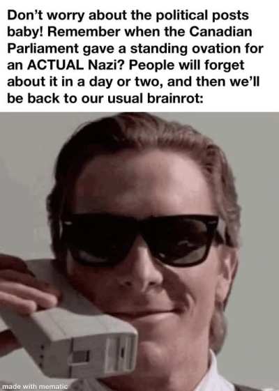 Redditors have the attention span of a cat. It’ll be over soon y’all!