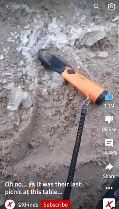 Break rock. Dig hole.