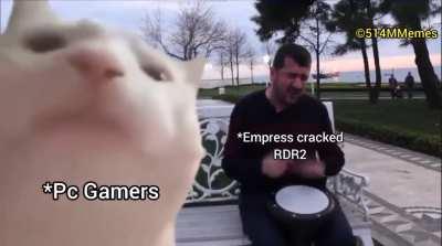 Me when I heard RDR2 got cracked