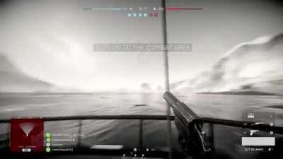 When your plane turns into a boat