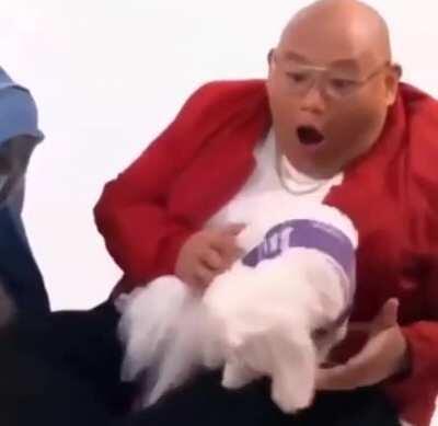 When the doggo choses you!