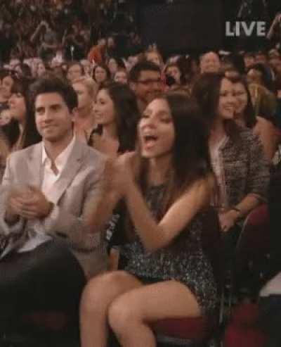 Victoria Justice slight upskirt