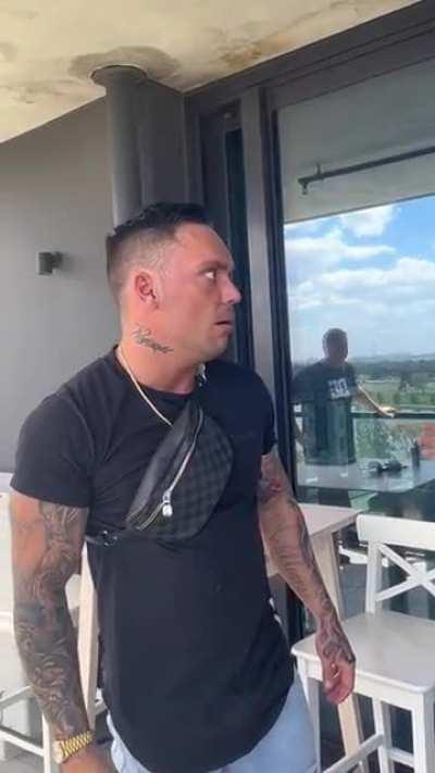 Thought he wanted the smoke at first