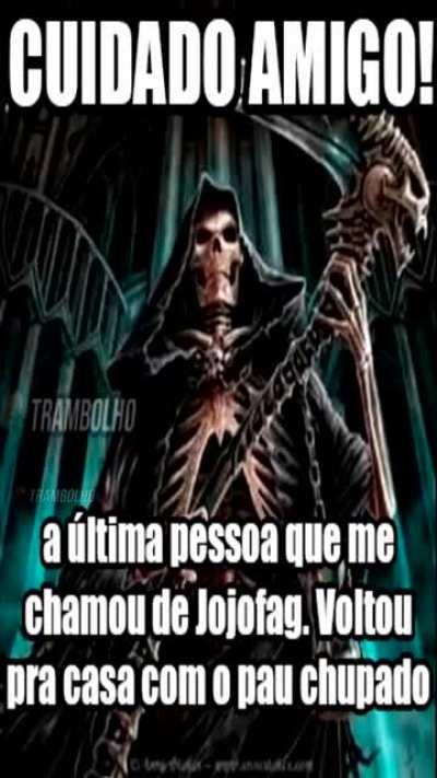 Lorde Caveira expondo o que ele faz com quem chama ele de Jojofag