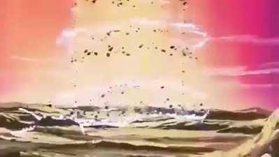 Goku se transforma en Ozaru Dorado simplemente epico