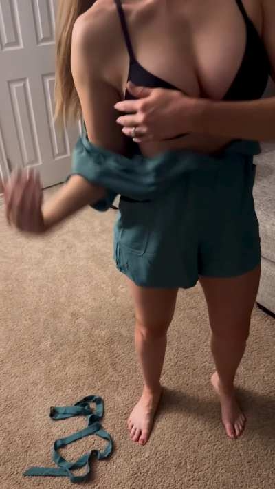 We had our last PTA meeting of the year last night, if only the dads could’ve seen what I wore underneath!