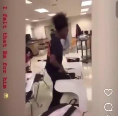 That nigga woke up in 400BC after that slap but where he going&hellip;😟