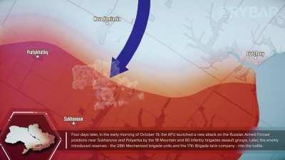 RU POV: Chronicles of battles on Nikolaev-Beyslav direction from 15-19 of october by @RYBAR