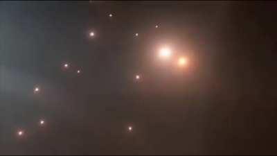 Someone managed to capture both the launching of the rockets and their interception by the Iron Dome - (happened in lsrael, Warning, LOUD)