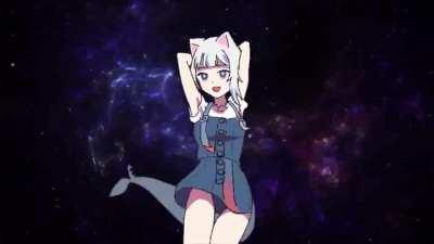 Gura dancing??? sharkpog