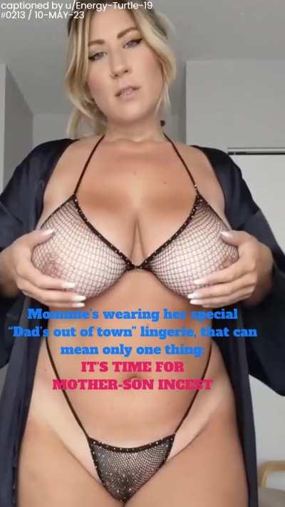 Caption Taboo Family Mom Son Fantasy