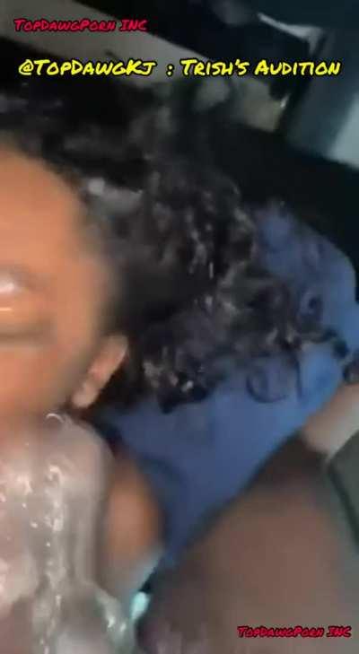 I had to test her throat 💪🏽