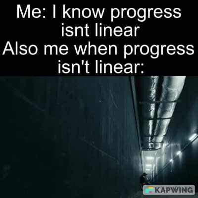 All it takes is 2 sessions where I do the same weights and reps and I'm having a mental breakdown