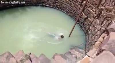 Diving into dodgy waters with potential risk of electrocution...