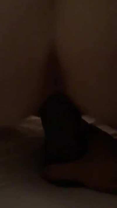 I want to thank my bf for holding my dildo all the time 🖤[OC][f]