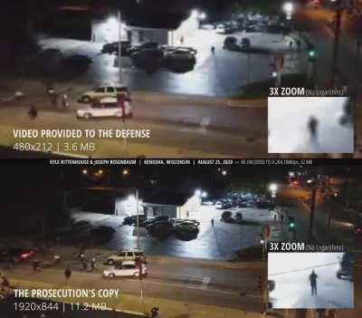 How the fuck is this not prejudicial misconduct? Why did they even have two different quality videos?