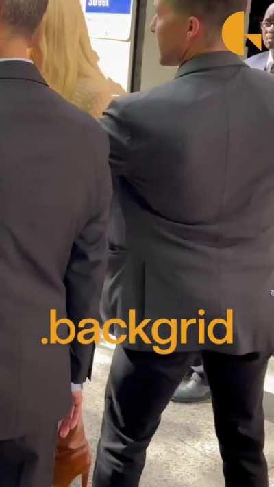 Anya Taylor-Joy poses for photos as she exits Live with Kelly and Mark while out promoting ‘Furiosa: A Mad Max Saga’.