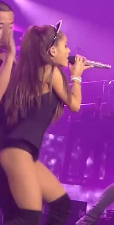 She knows how to grind it