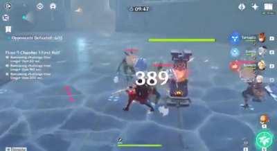 Kazuha + Riptide = sadisfying video