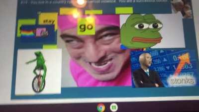 Haha online class go brrrrrr