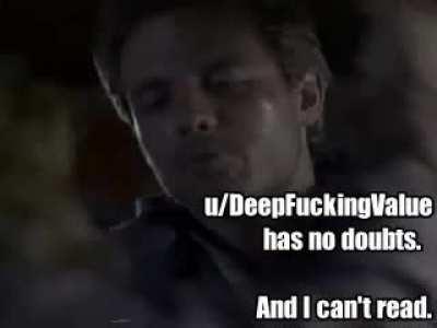 Explaining to a friend why they should YOLO on GME like...