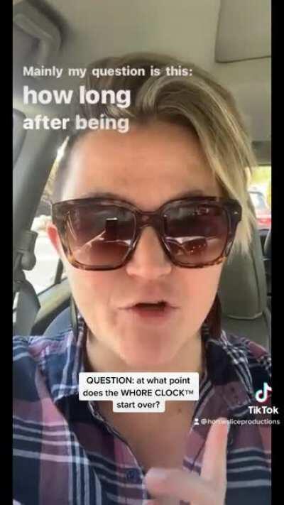 At what point does the WH0RE CLOCK™️ start over? Comment your ideas.