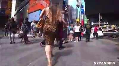 Did she actually reported on the guy who recorded this video?