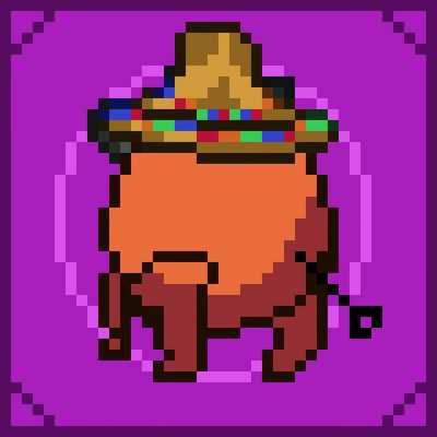 Spinning Pochita Pixel Art, by me