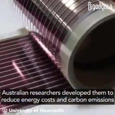 Solar panels can now be printed like newspapers