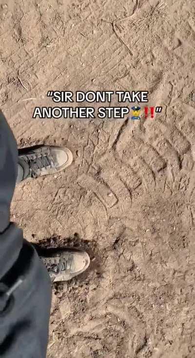 Don't take another step 🤓