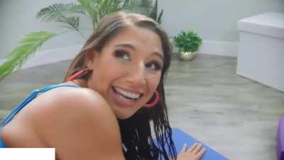 Abella’s yoga class fuck