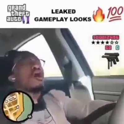 Leaked GTA 6 police chase gameplay video.