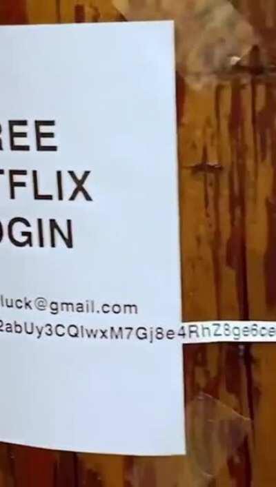 Халявный Netflix аккаунт никому не нужен?