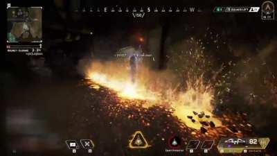 Revenant and Wraith can break into the vault on World's Edge. Credit to ANKA (Wraith).