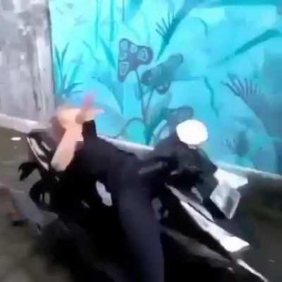 Short but gradual chaos