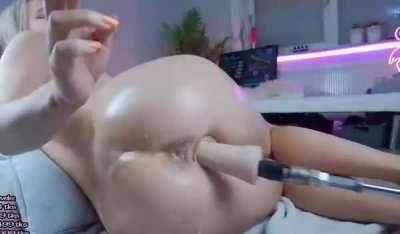 Hayleex's New Dildo Machine