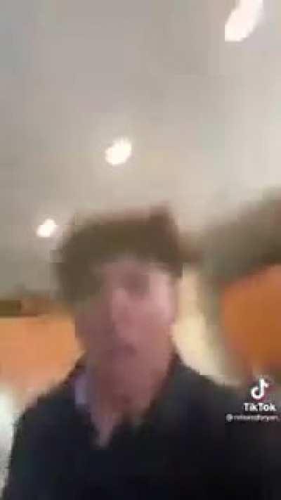 He Spills Drink As A 