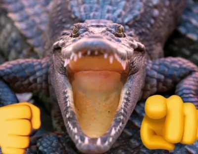 Cipactli after eating Tezcatlipoca's leg 