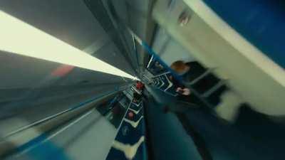 Trippy chase loop (360 FPV drone in subway)