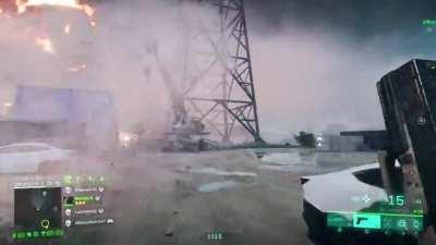 Made a mad dash to redeploy my teammates and found myself in a Michael Bay movie. Most cinematic clip ever.