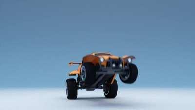 An early look at the Rocket League X Fortnite collaboration