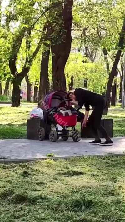 Zoned out with a baby