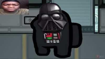 Darth Vader in Among Us