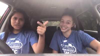 Blue Shirt Kaitlyn & Stephanie 