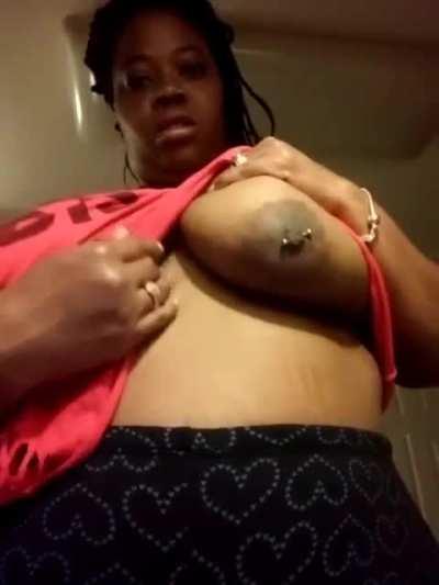 Her big areolas thick nipples were made to jerk off to